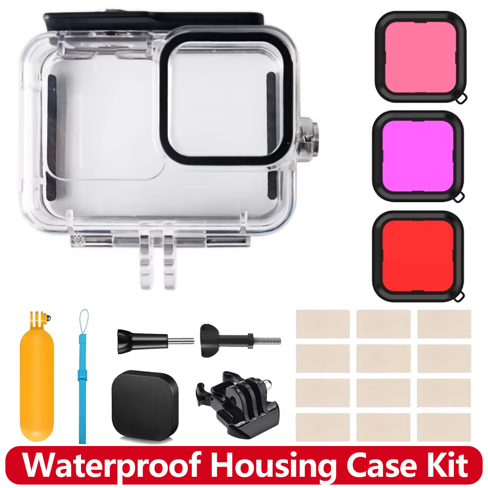 Gopro Action Camera Hero 12 Black - Custodia Impermeabile per GoPro Hero 13