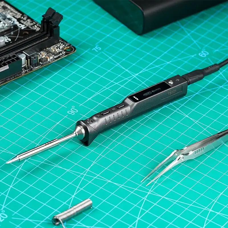 Electronics Repair Degree - TS101 Saldatore elettrico Display digitale ad