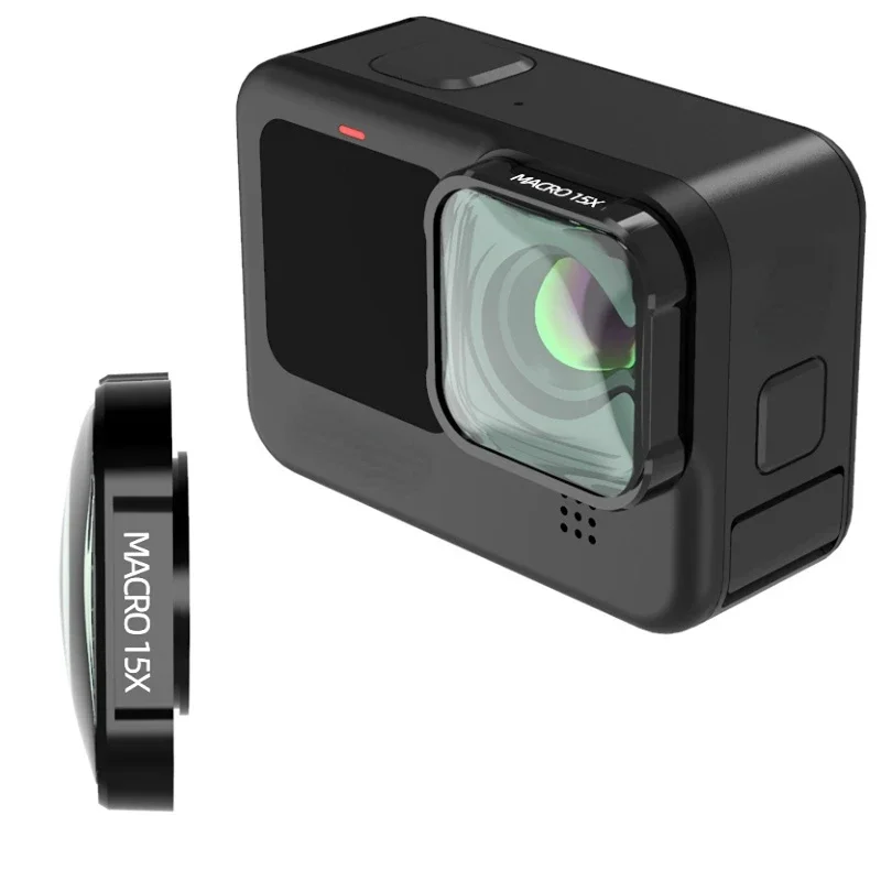 Filtro obiettivo Macro 15X HD  - Gopro Action Camera Hero 12 Black recensione e prezzo