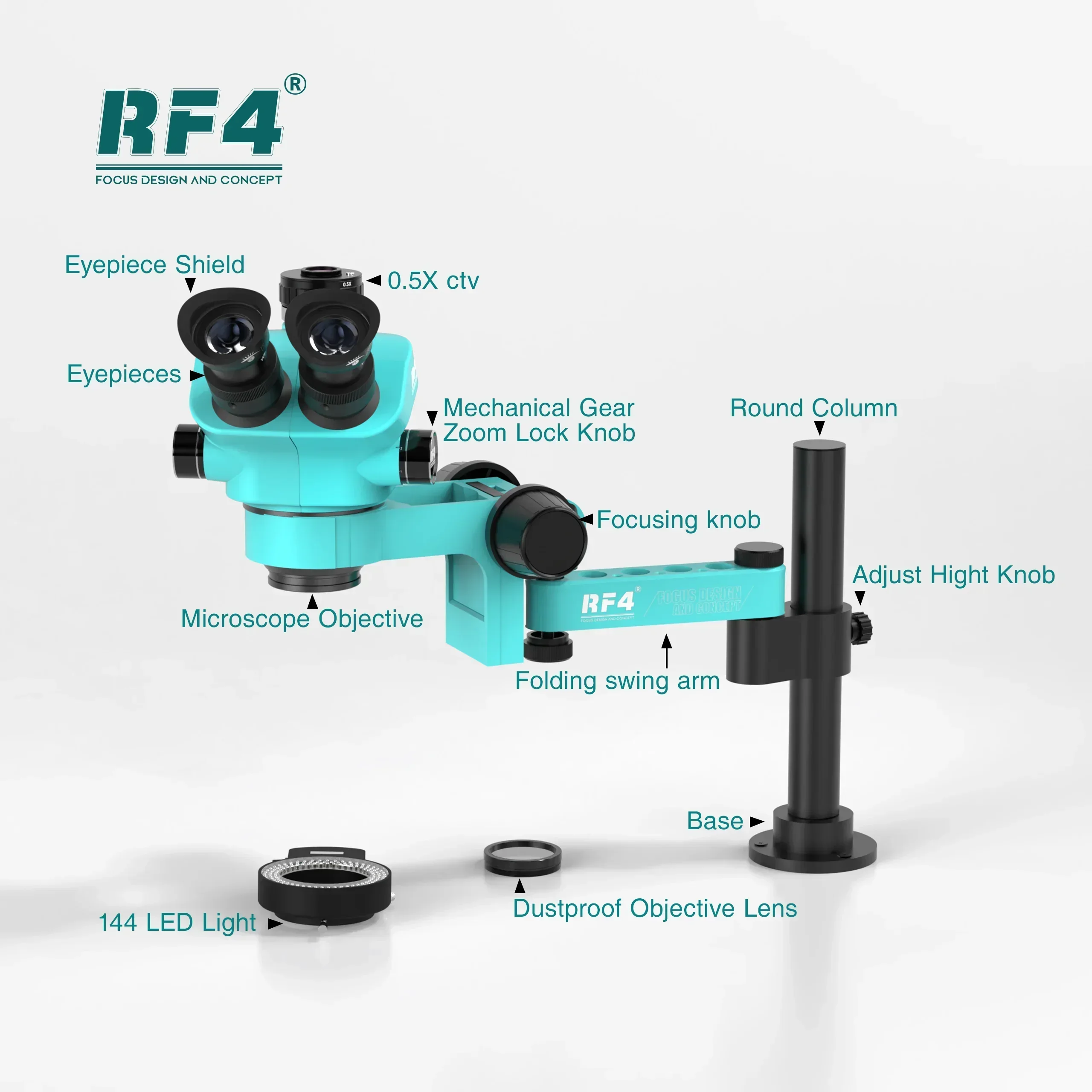Microscopio 2025/RF4 RF-7050pr - Electronics Repair Degree recensione e prezzo