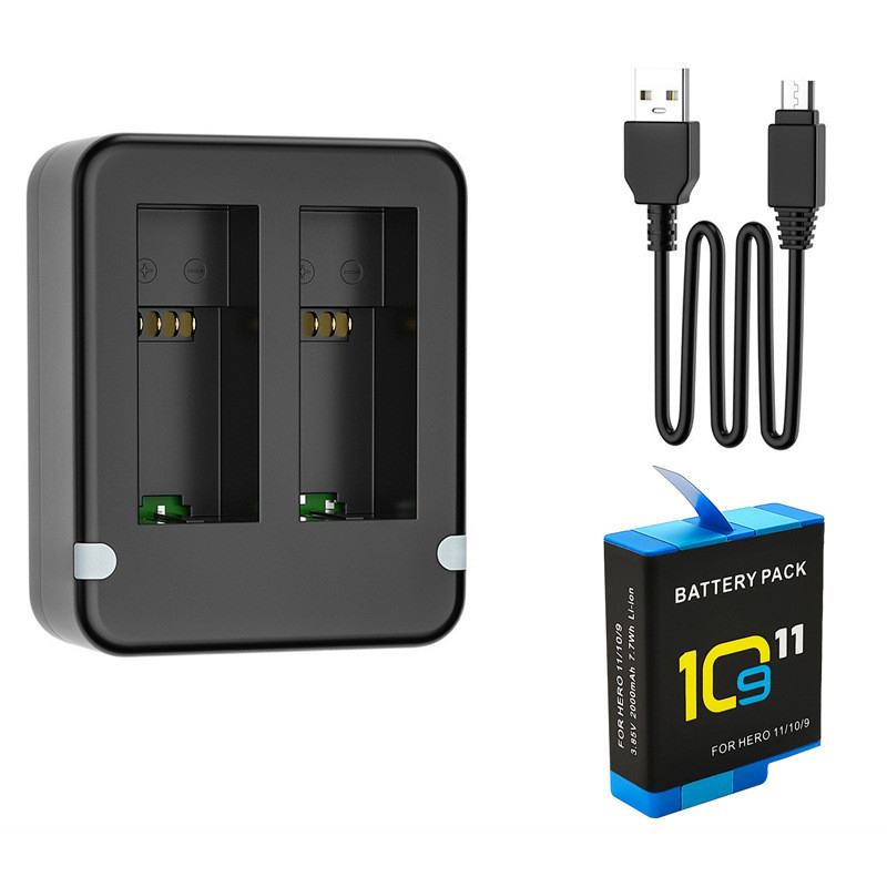 Caricabatteria doppio con slot - Gopro Action Camera Hero 12 Black recensione e prezzo