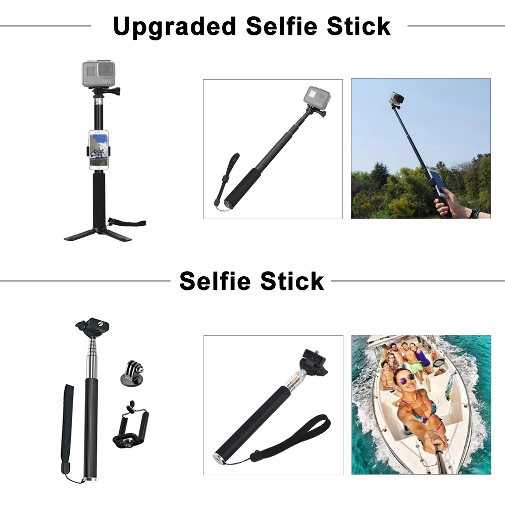 Set di Accessori per GoPro, Co - Gopro Action Camera Hero 12 Black recensione e prezzo